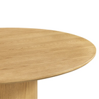Eli Round Dining Table - 1.5m Oak