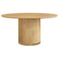 Ellison Round Dining Table - 1.5m Oak