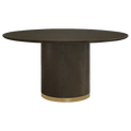 Eli Round Dining Table - 1.5m Smoked Oak