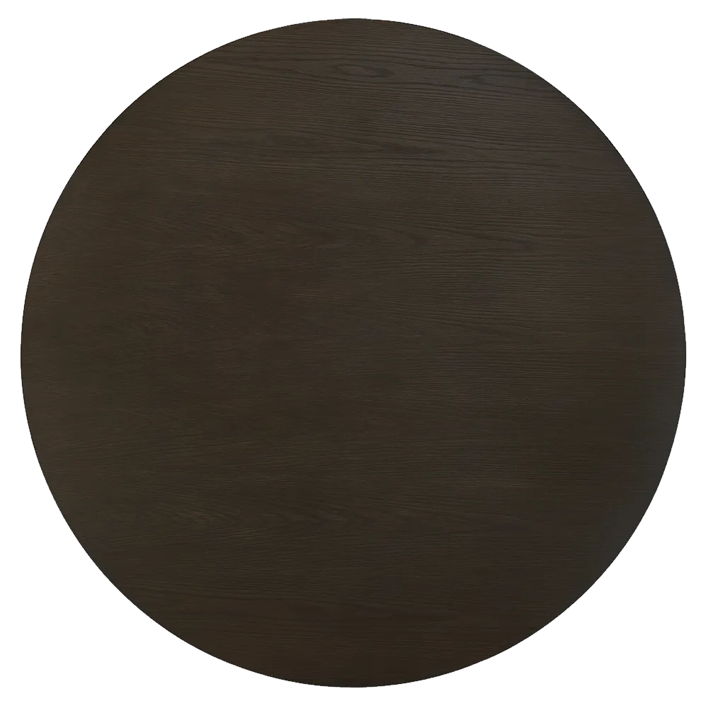 Eli Round Dining Table - 1.5m Smoked Oak