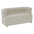 Hurst Boucle Fabric Sofa, 2 Seater, Natural