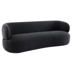 Greenwich 3 Seater Sofa - Black Onyx Boucle