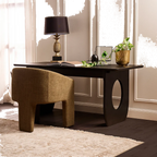 Harrington Oak Desk - Black