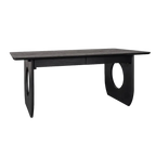 Harcourt Oak Desk - Black