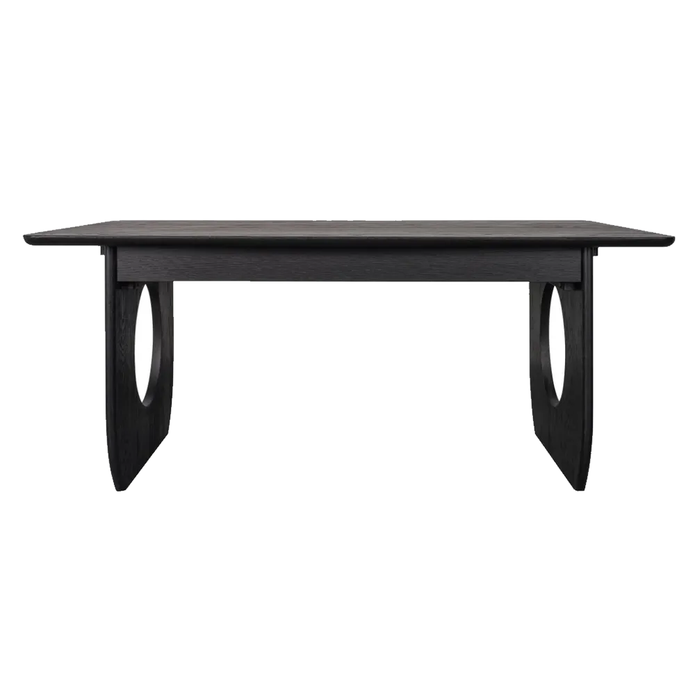 Harrington Oak Desk - Black