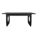 Harrington Oak Desk - Black