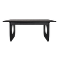 Harcourt Oak Desk - Black