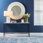 Hawthorne Marble Console Table - Medium Black