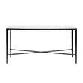 Hawthorne Marble Console Table - Medium Black