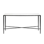 Hawthorne Marble Console Table - Medium Black