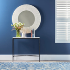 Hawthorne Marble Console Table - Small Black