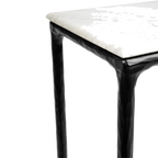 Heston Marble Console Table - Small Black
