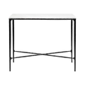 Hawthorne Marble Console Table - Small Black