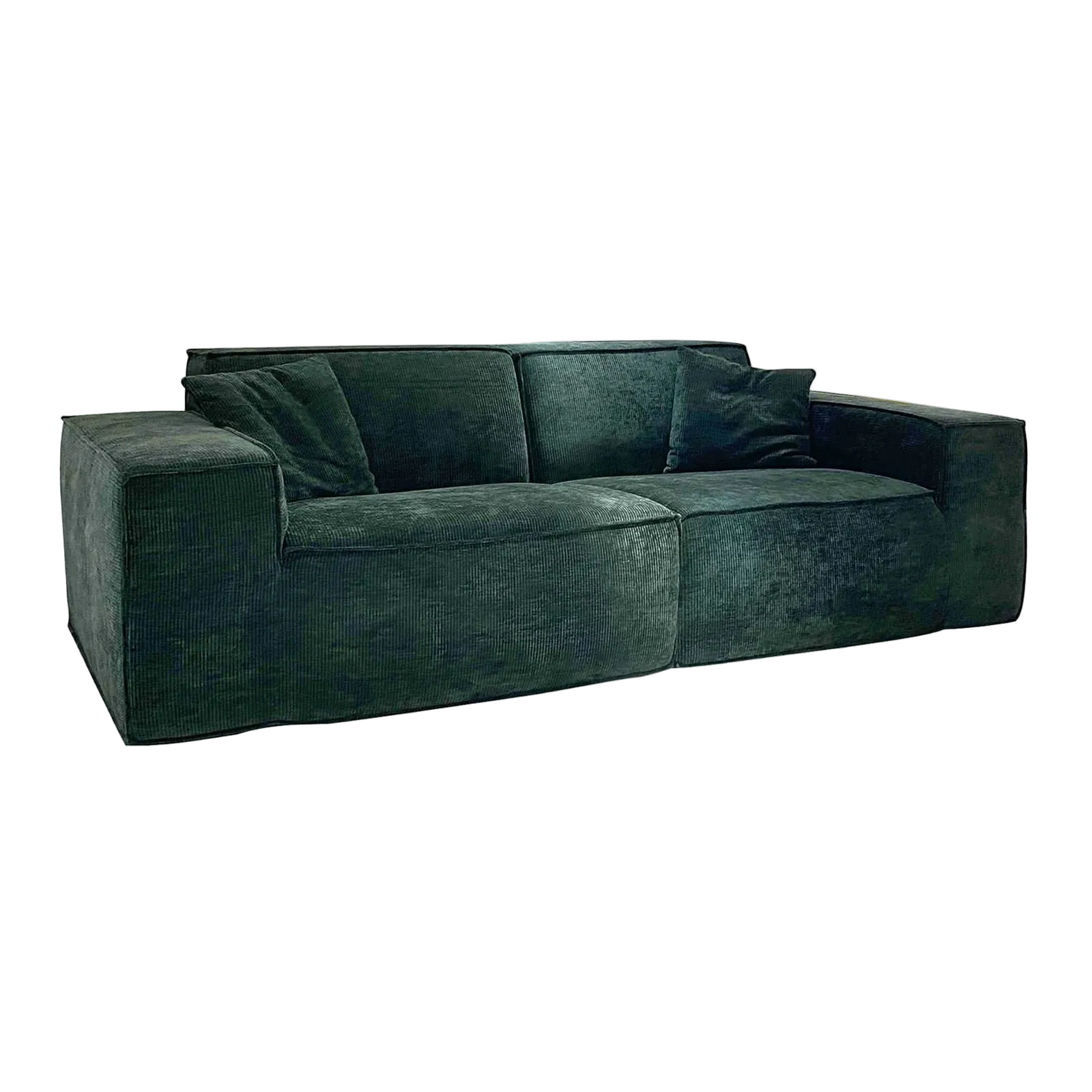 Stonewood Corduroy Modular Sofa 3 Seater - Jade