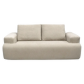 Snowdon Fleece Fabric Sofa 3 Seater - Beige