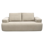 Snowdon Fleece Fabric Sofa 3 Seater - Beige