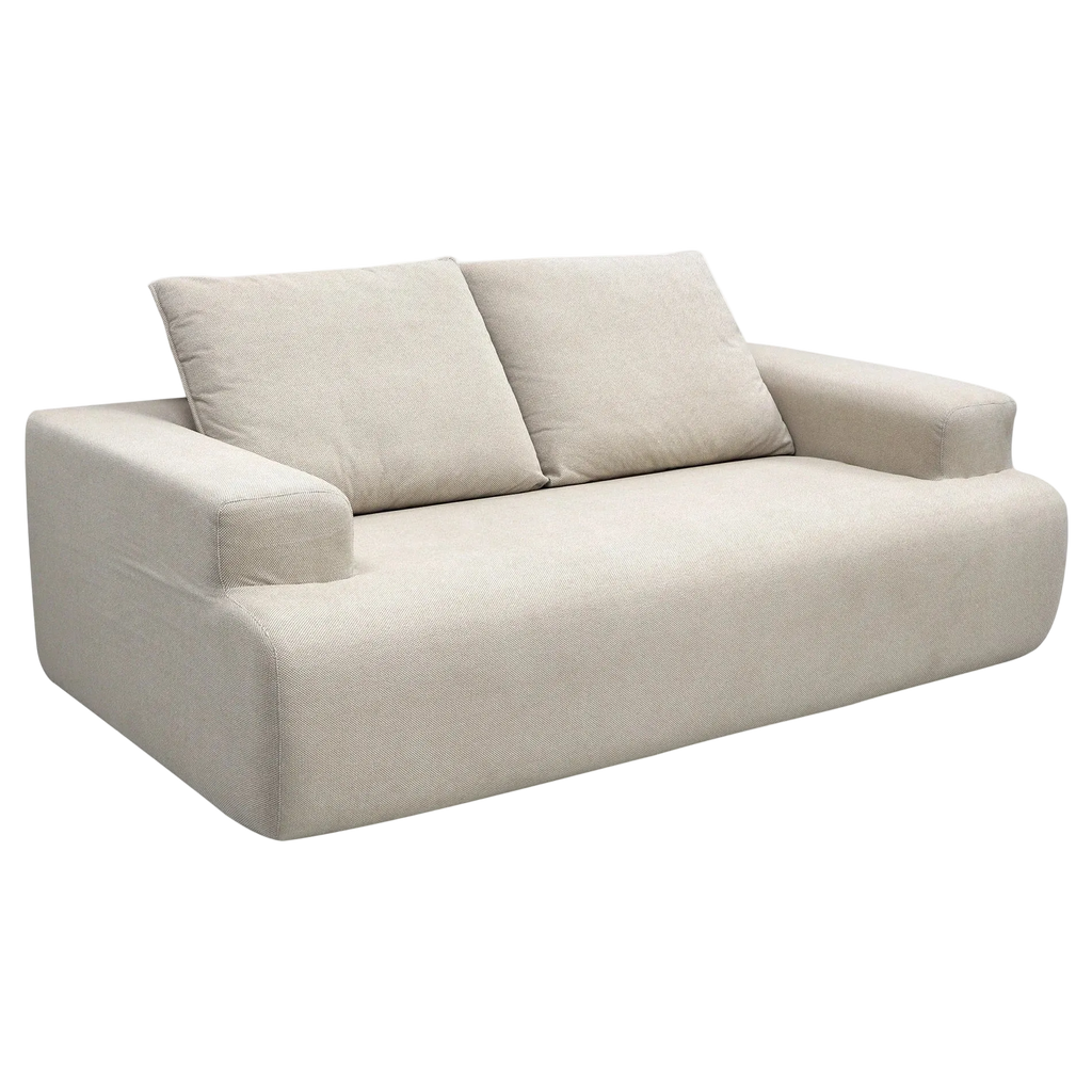 Snowdon Fleece Fabric Sofa 3 Seater - Beige
