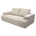 Snowdon Fleece Fabric Sofa 3 Seater - Beige