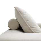 Snowdon Fleece Fabric Sofa 3 Seater - Beige