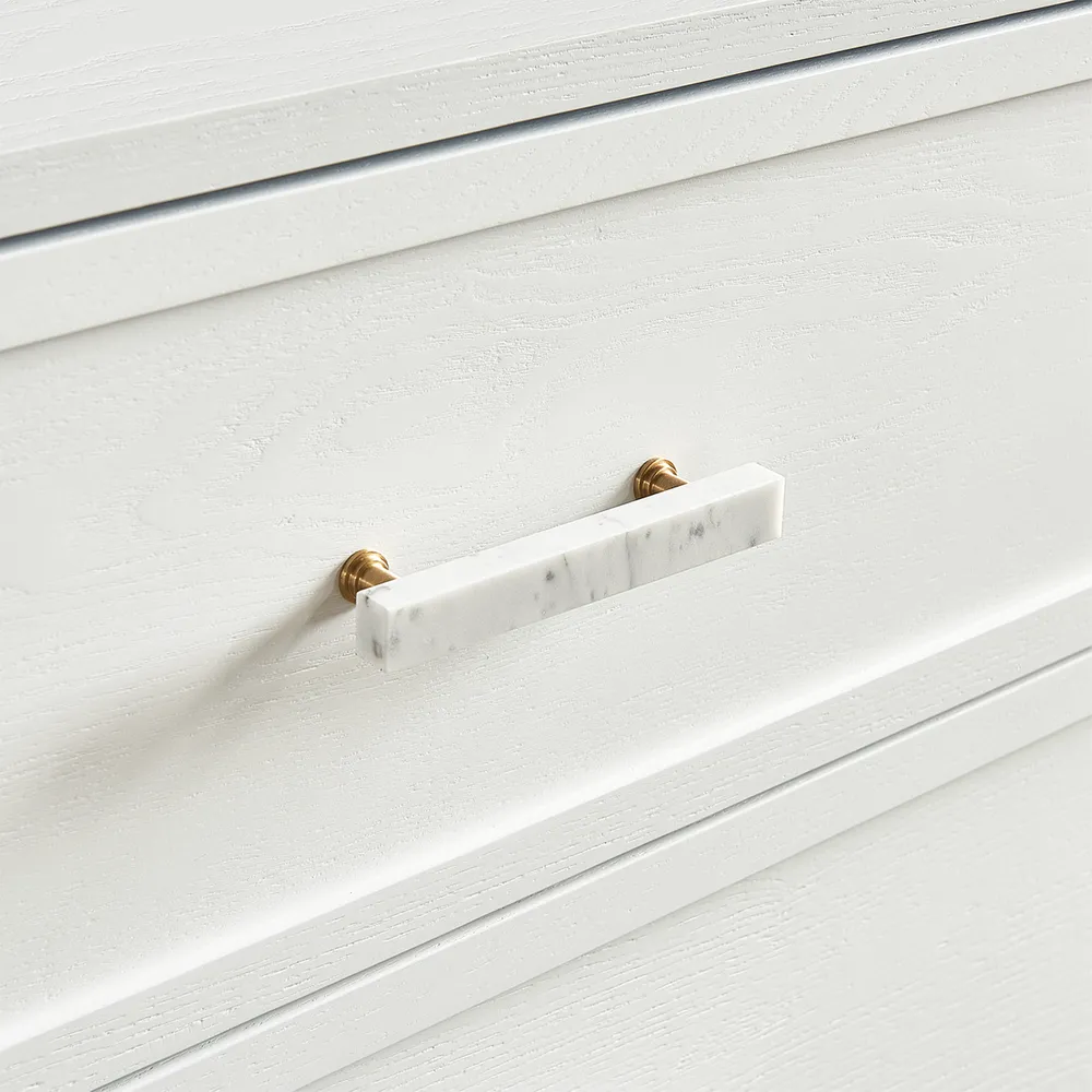 Jarvis 6 Drawer Chest - White
