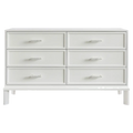 Jill 6 Drawer Chest - White