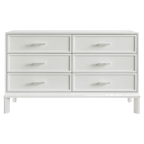 Jill 6 Drawer Chest - White