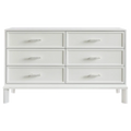 Jarvis 6 Drawer Chest - White