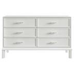 Jarvis 6 Drawer Chest - White