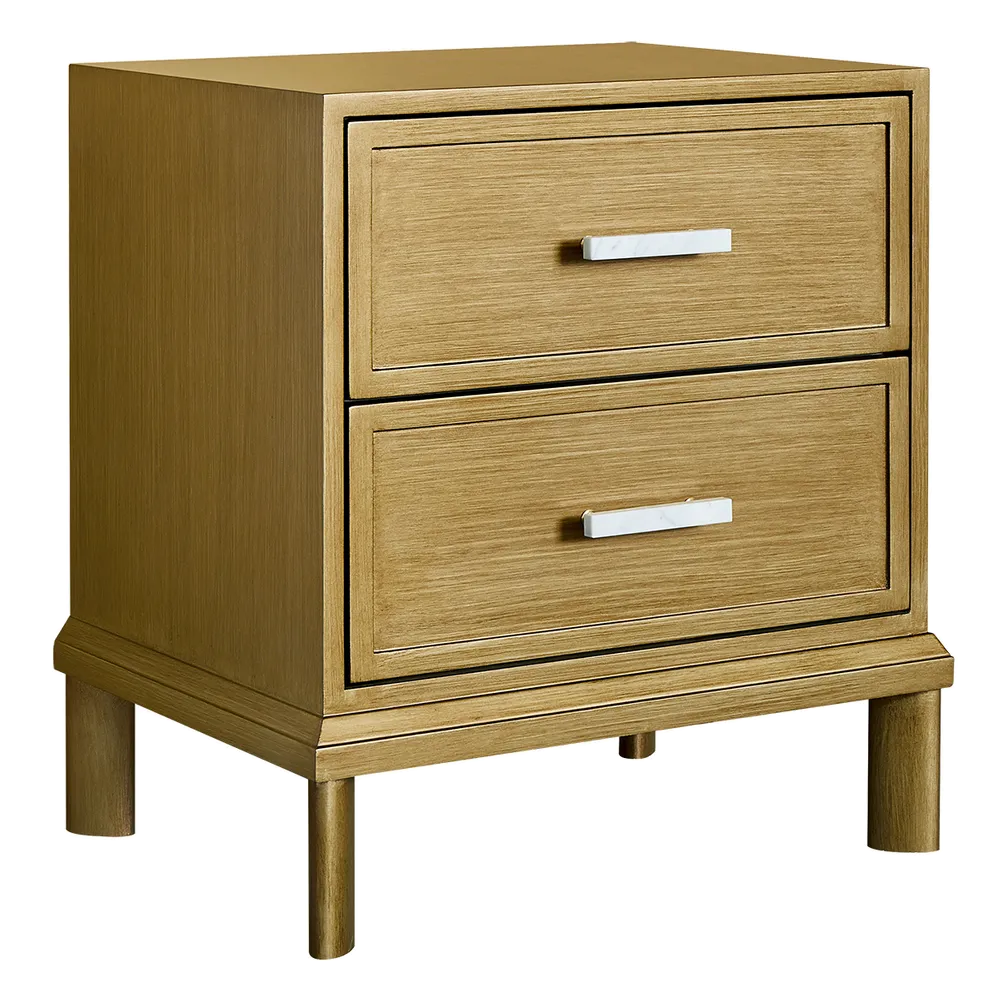 Jarvis Bedside Table - Antique Gold