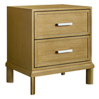 Jill Bedside Table - Antique Gold
