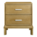 Jarvis Bedside Table - Antique Gold