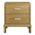 Jill Bedside Table - Antique Gold