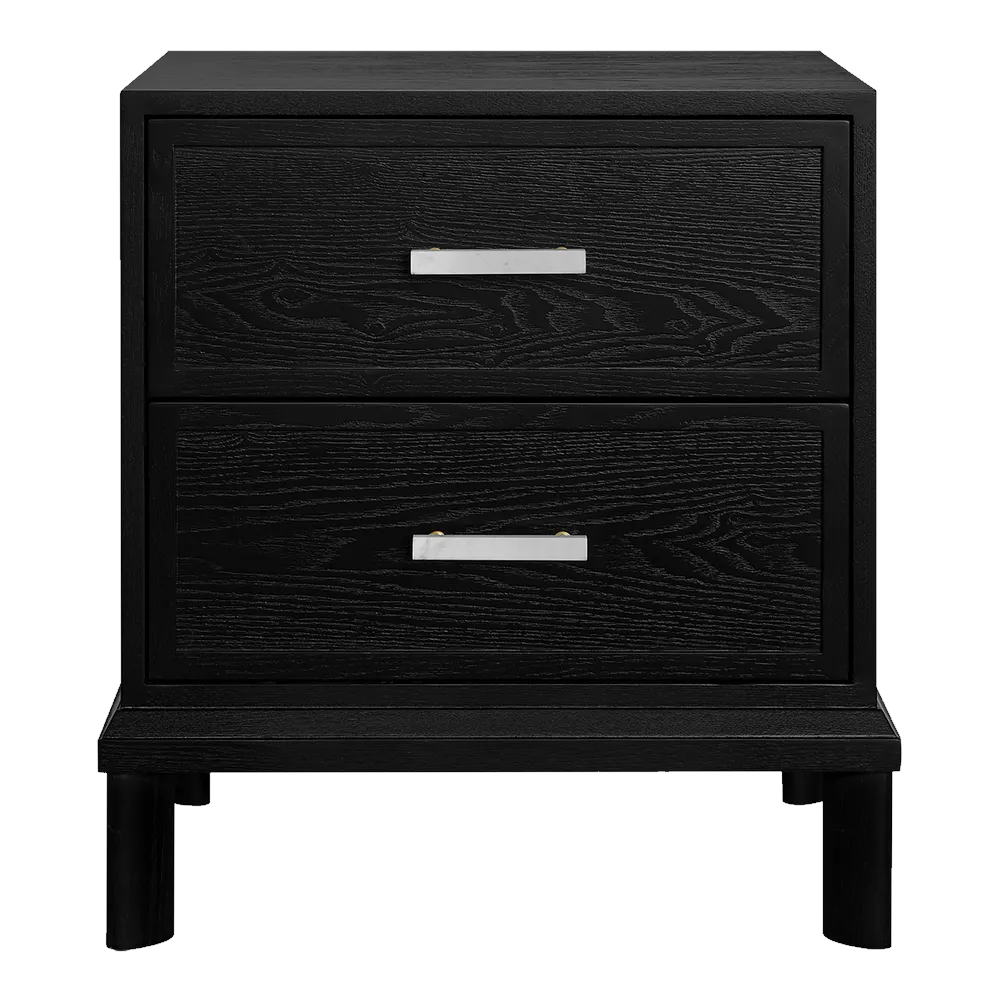 Jill Bedside Table - Black