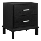 Jill Bedside Table - Black