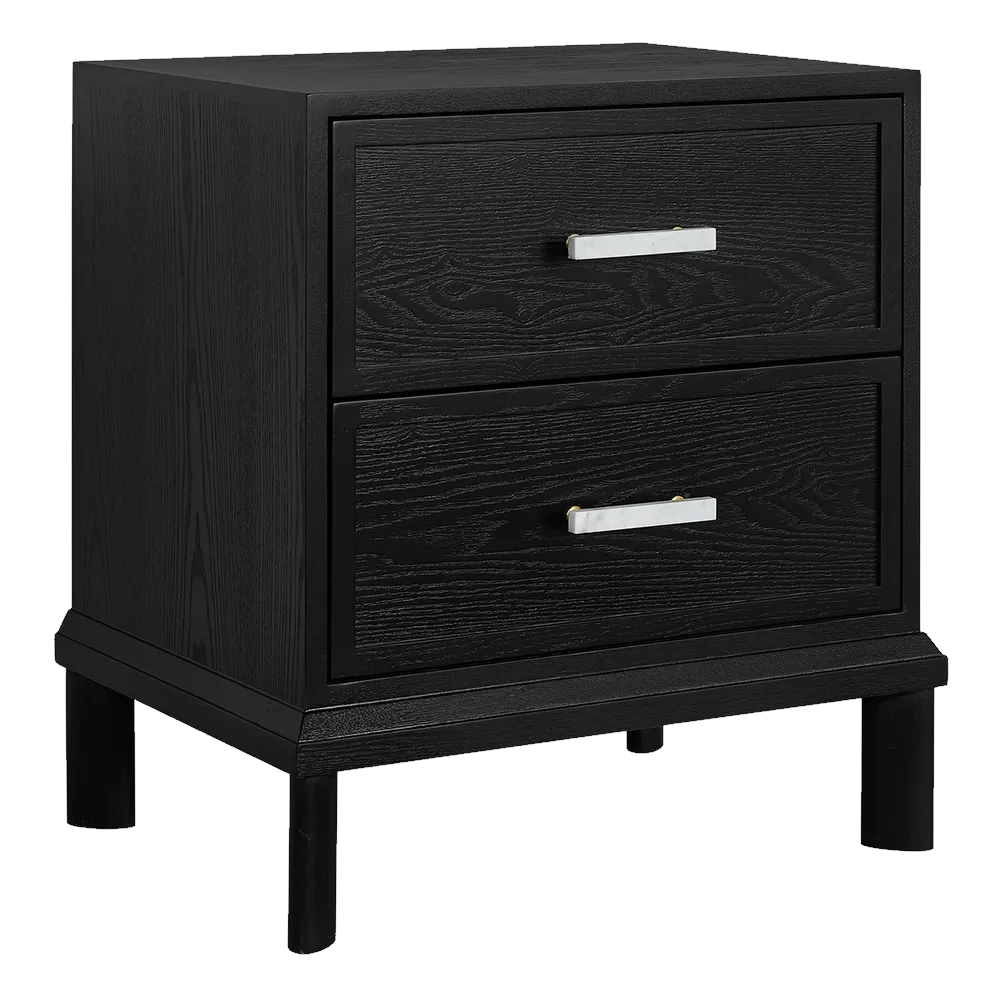 Jill Bedside Table - Black