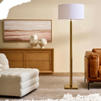 Kirkwall Floor Lamp - Brass