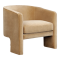 Kylie Arm Chair - Ochre Velvet