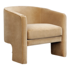 Kylie Arm Chair - Ochre Velvet
