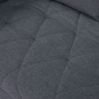 Alnes Fabric Click Clack Sofa Bed, Double, Charcoal