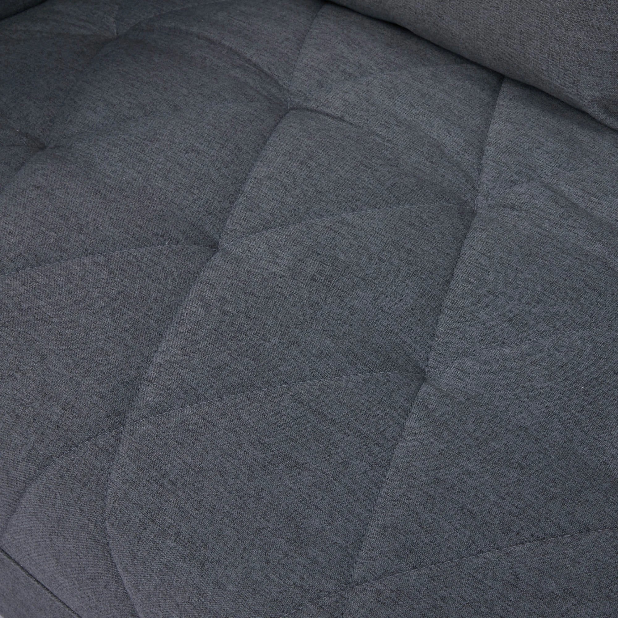 Alnes Fabric Click Clack Sofa Bed, Double, Charcoal