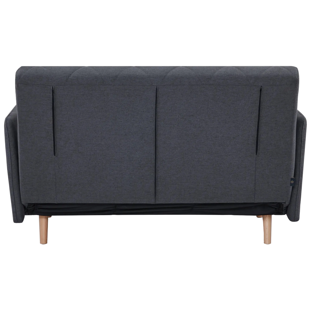 Alnes Fabric Click Clack Sofa Bed, Double, Charcoal