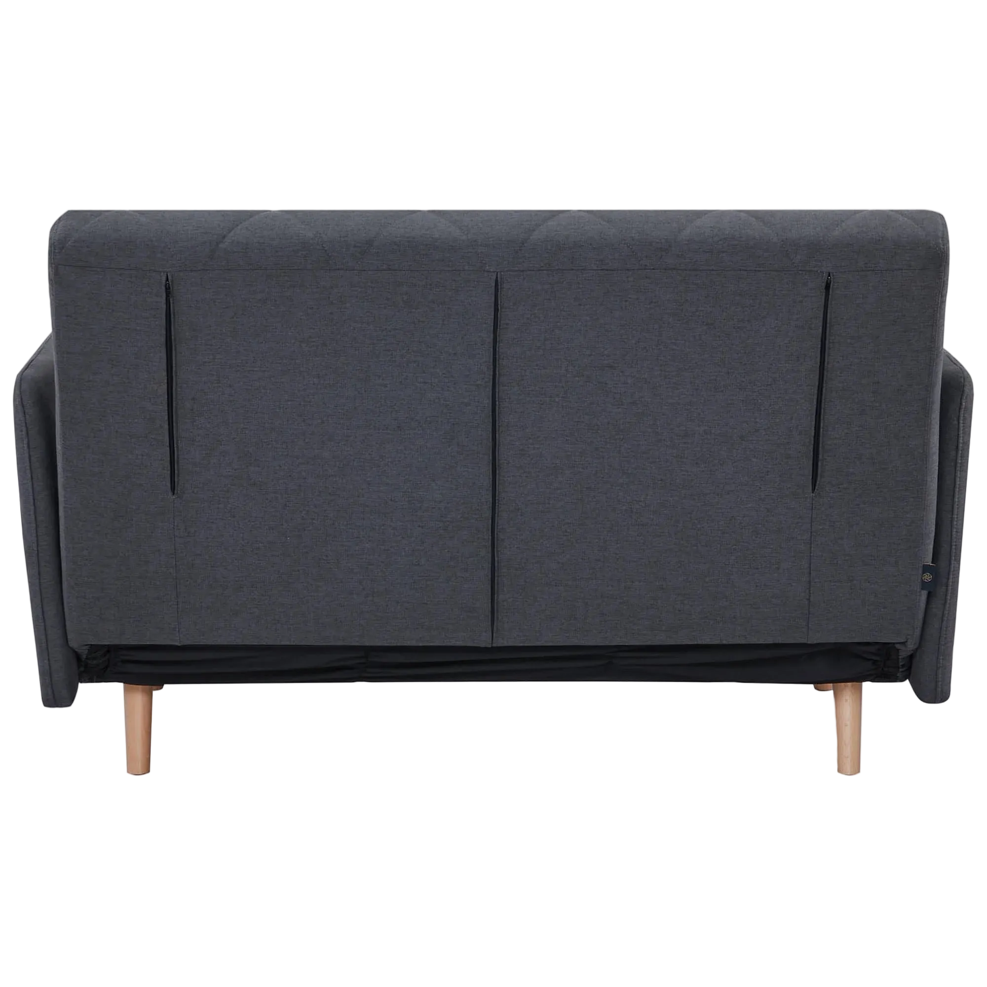 Alnes Fabric Click Clack Sofa Bed, Double, Charcoal