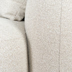 3 Seater Left Chaise Sofa - Oatmeal Beige