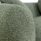 3 Seater Right Chaise Sofa - Amazon Green