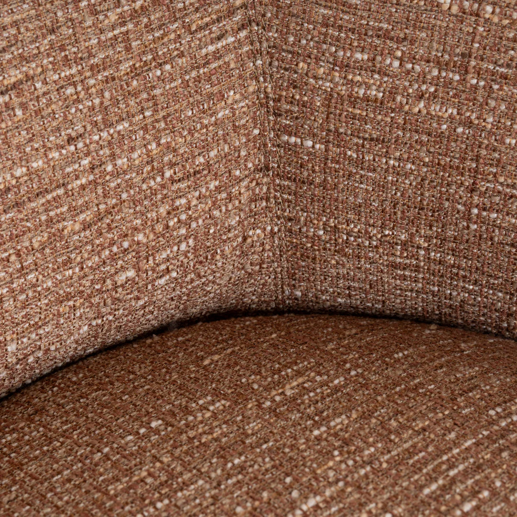 Swivel Armchair - Russet Brown
