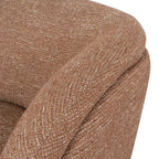 Swivel Armchair - Russet Brown