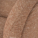 Swivel Armchair - Russet Brown