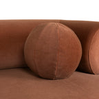 3 Seater Sofa - Burnt Brown