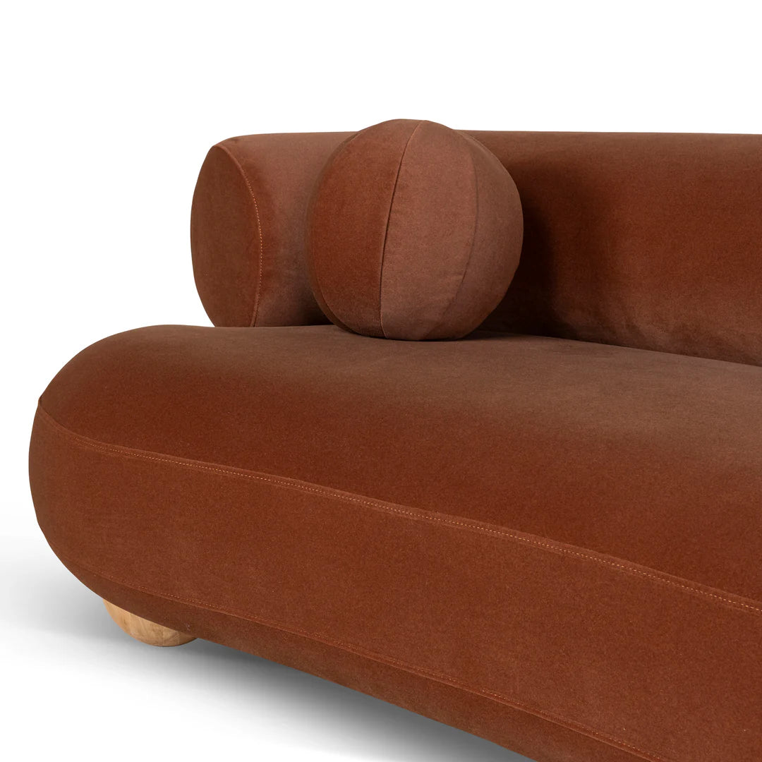 3 Seater Sofa - Burnt Brown
