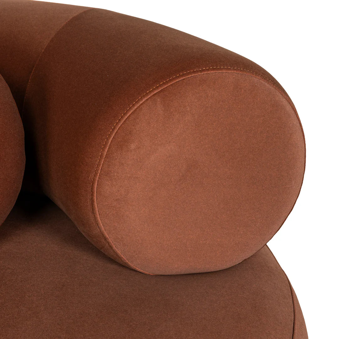 3 Seater Sofa - Burnt Brown